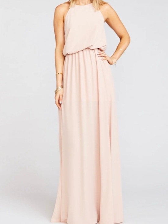 Show Me Your MuMu Dresses & Skirts - NWT Show Me Your Mumu Heather Halter Dress Show Ring Pink Blush Sz XXS